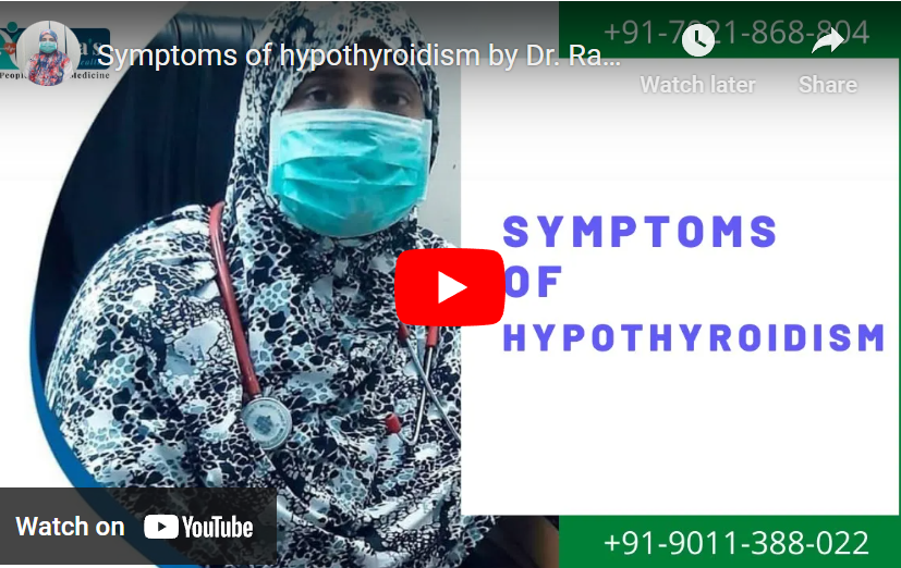 Symptoms of hypothyroidism